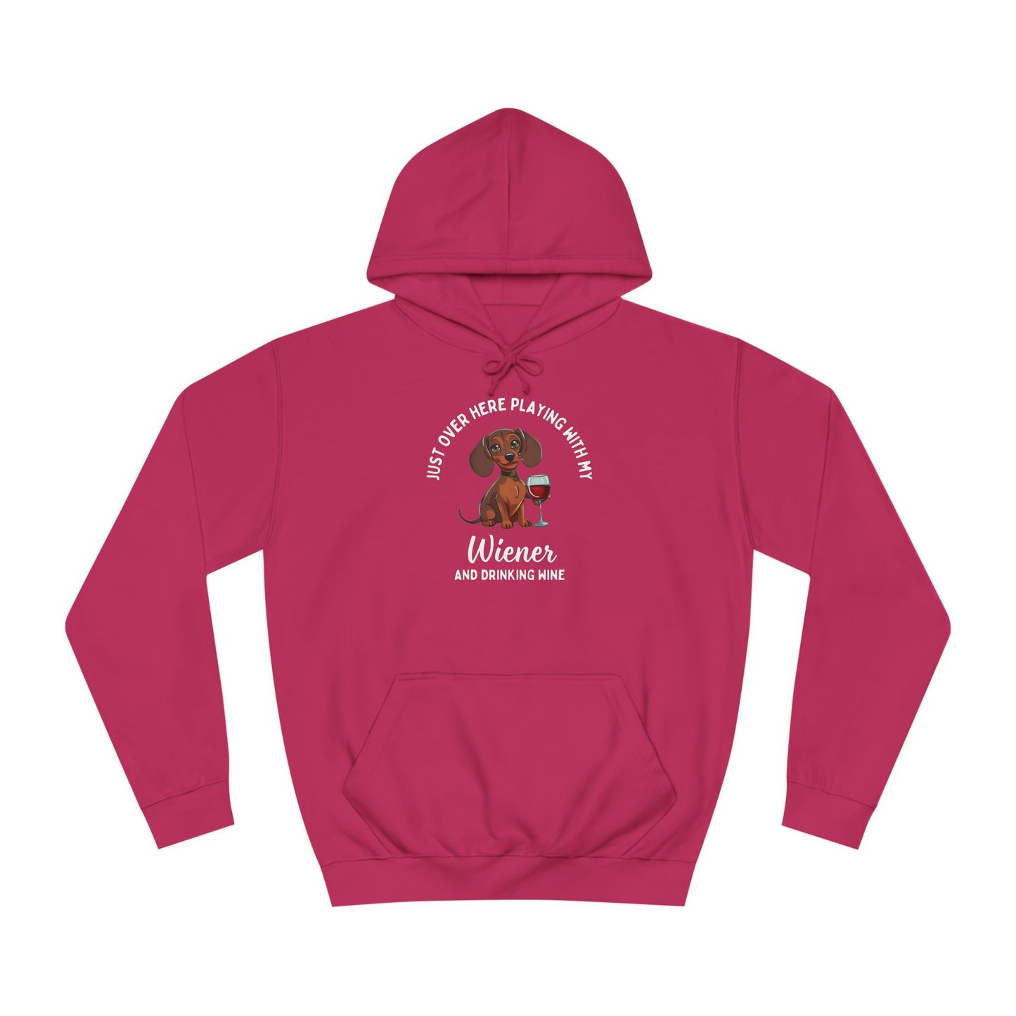 Sipping, Playing, & Wiener Love - Dachshund Hoodie - Real Rad Boutique