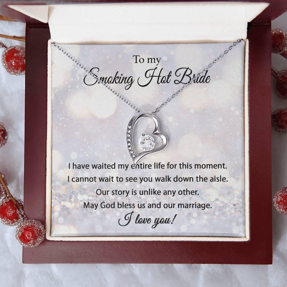 'Smoking Hot Bride' Forever Love Necklace - Real Rad Boutique