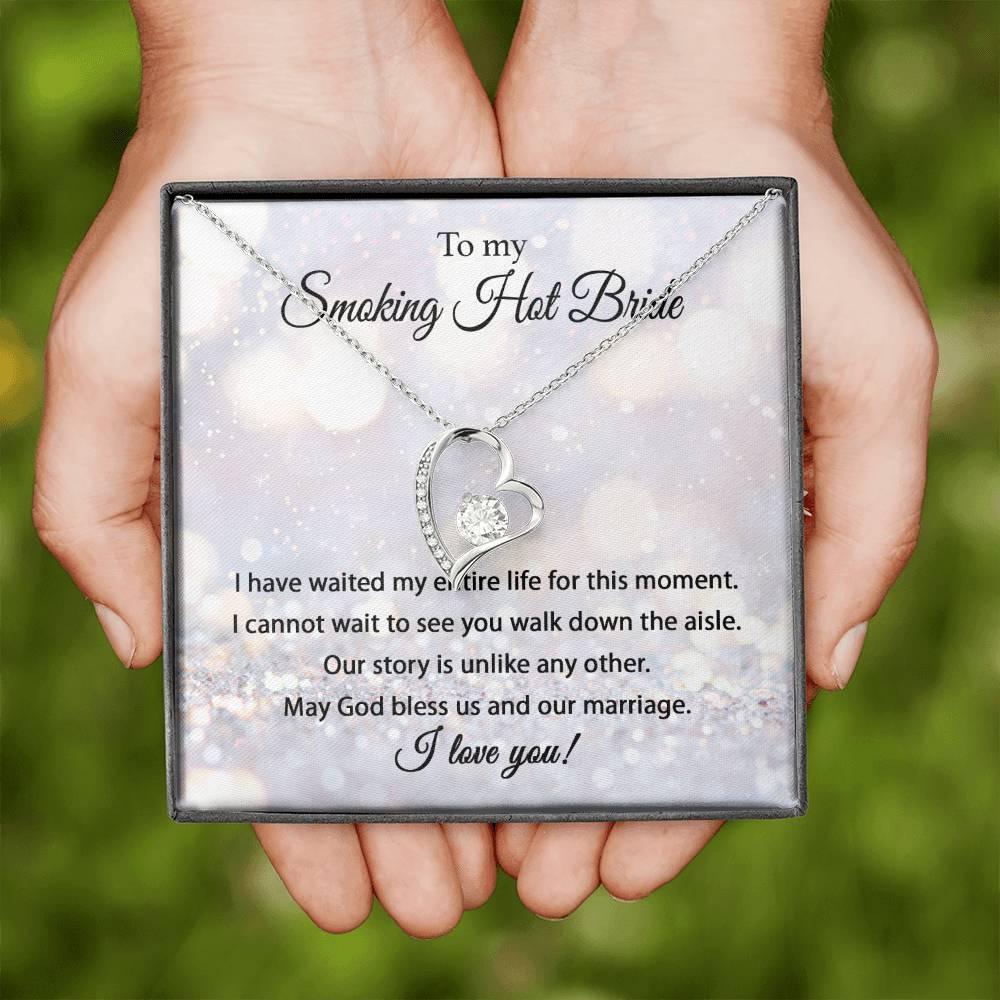 'Smoking Hot Bride' Forever Love Necklace - Real Rad Boutique