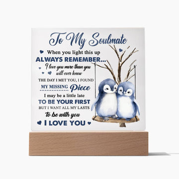 Soulmate 'Endless Love' - Acrylic Square Plaque - Real Rad Boutique