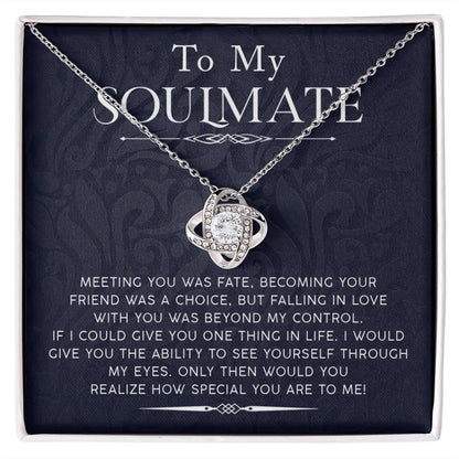 Soulmate 'How Special You Are To Me' Love Knot Necklace - Real Rad Boutique