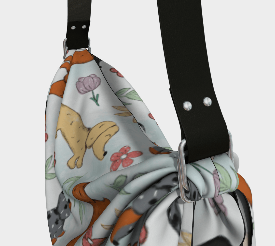 Springtime Dachshund - Origami Tote - Real Rad Boutique