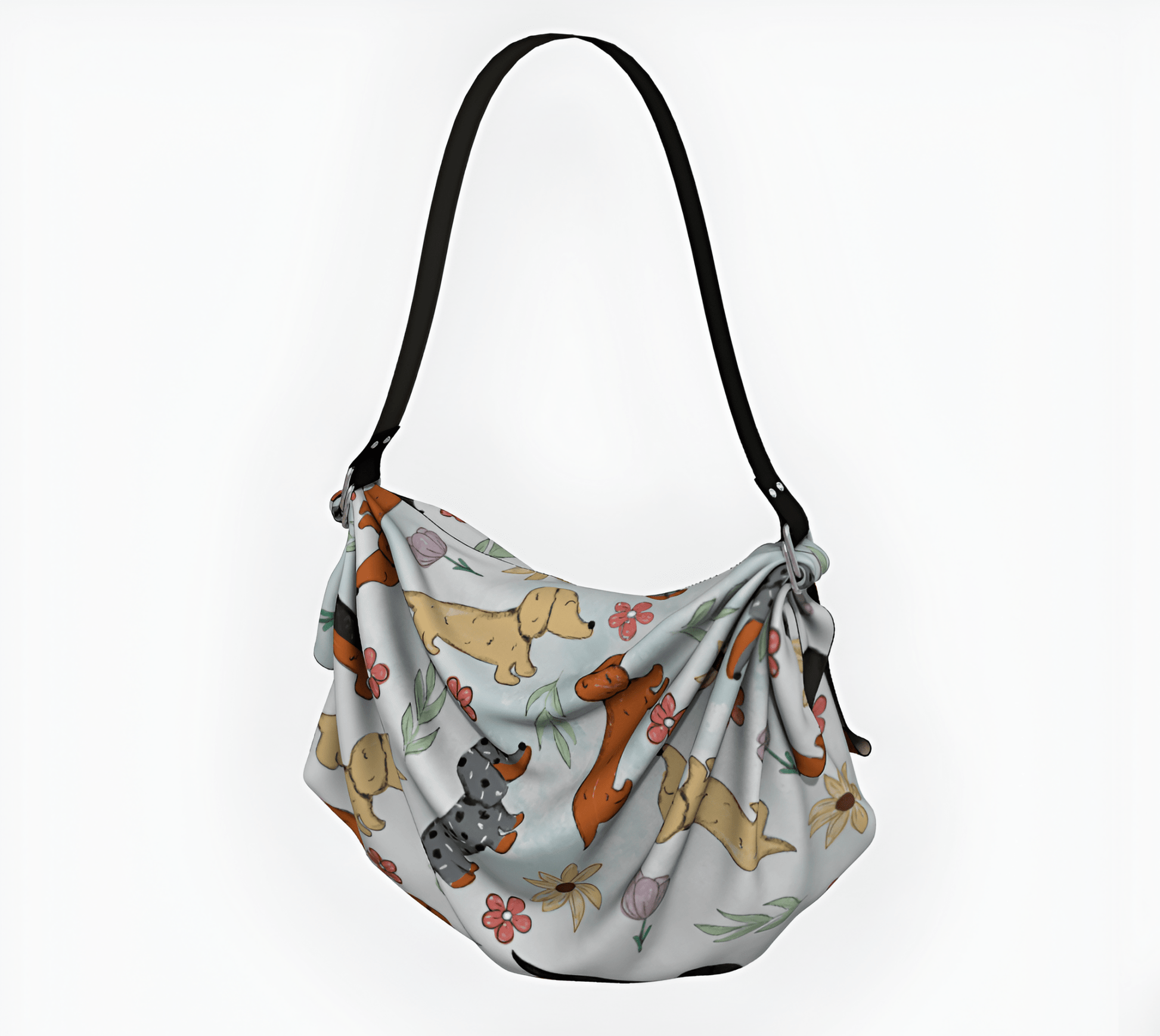 Springtime Dachshund - Origami Tote - Real Rad Boutique