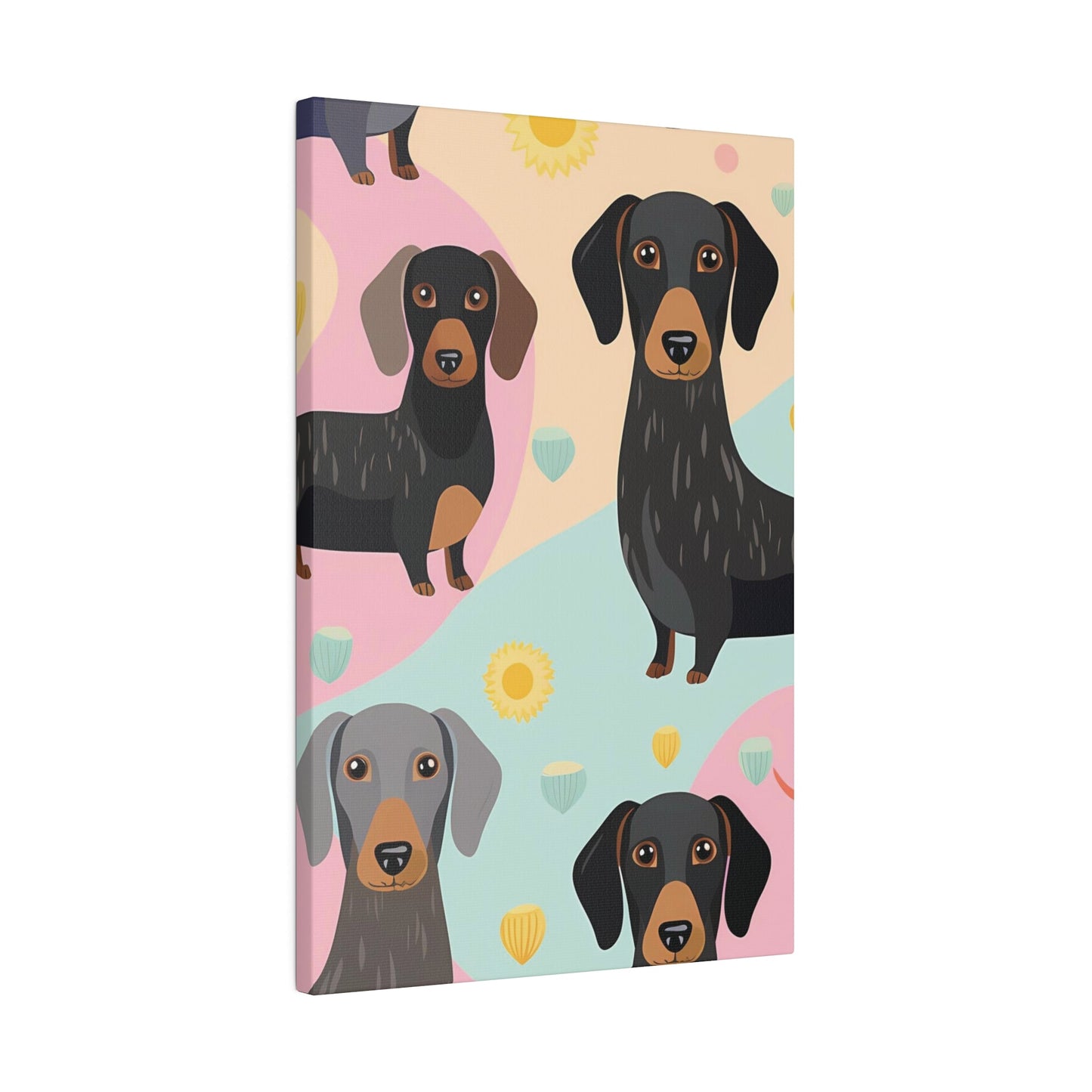 Sunny Delight - Dachshund Matte Canvas - Real Rad Boutique