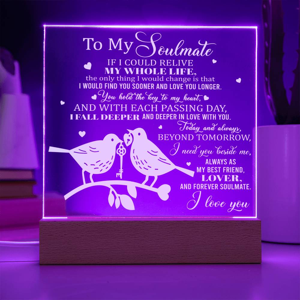 Timeless Love Chronicles - Acrylic Square Plaque - Real Rad Boutique