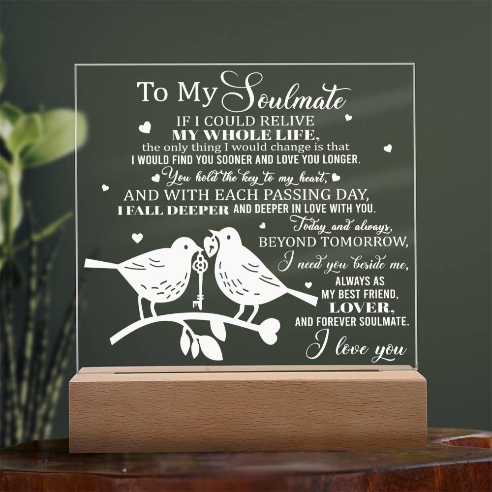 Timeless Love Chronicles - Acrylic Square Plaque - Real Rad Boutique