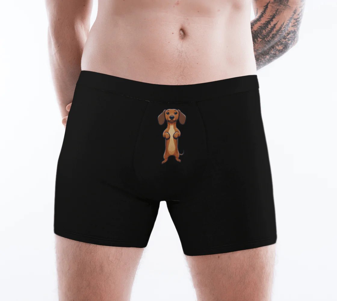 Timeless Wiener Wisdom - Dachshund Boxer Briefs - Real Rad Boutique