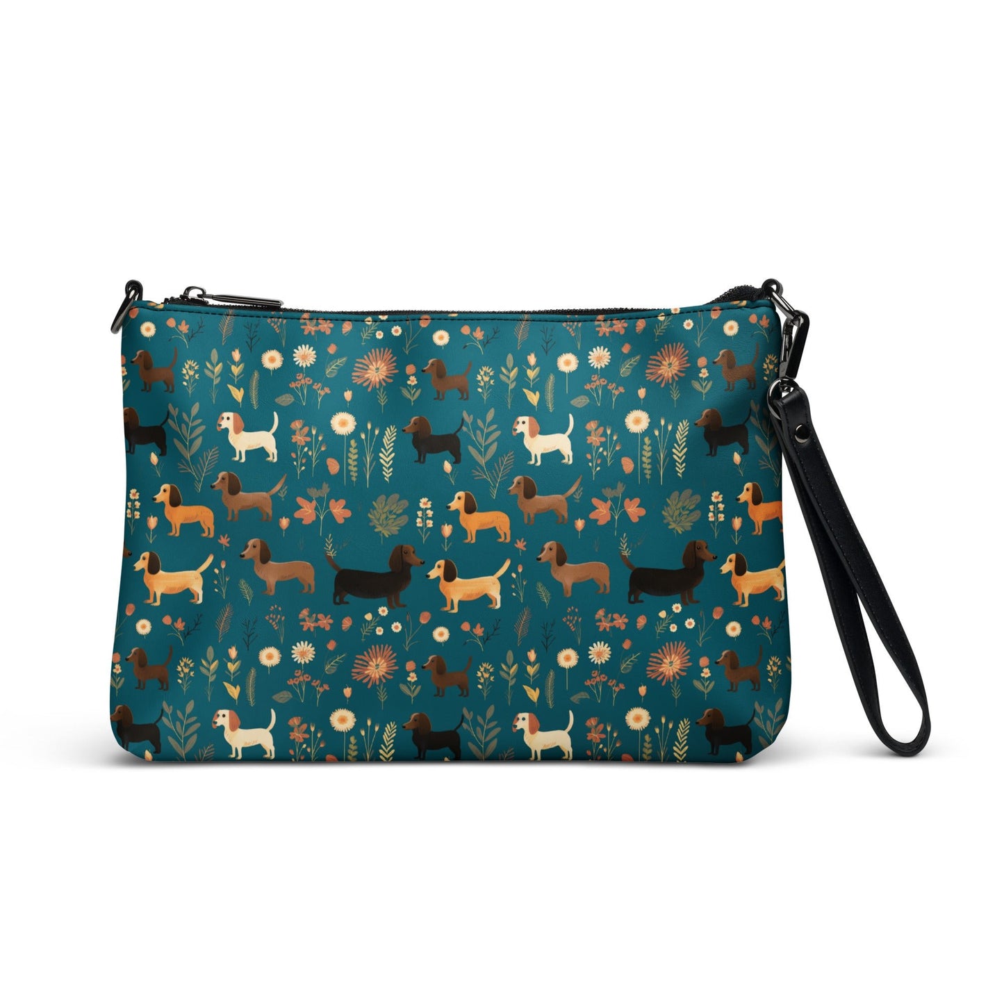 Turquoise Tails - Dachsund Crossbody Purse - Real Rad Boutique