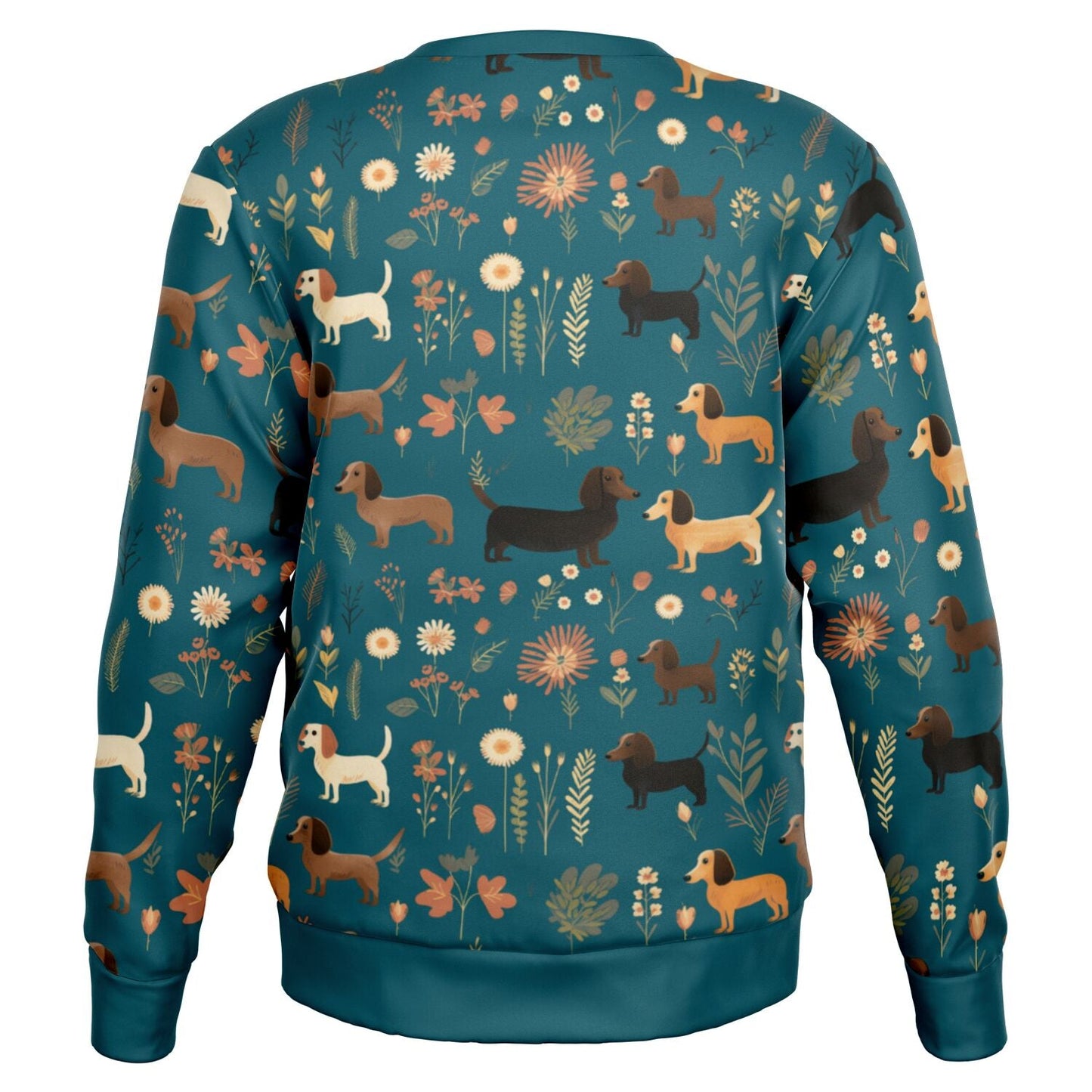 Turquoise Tails - Dachsund Sweatshirt - Real Rad Boutique