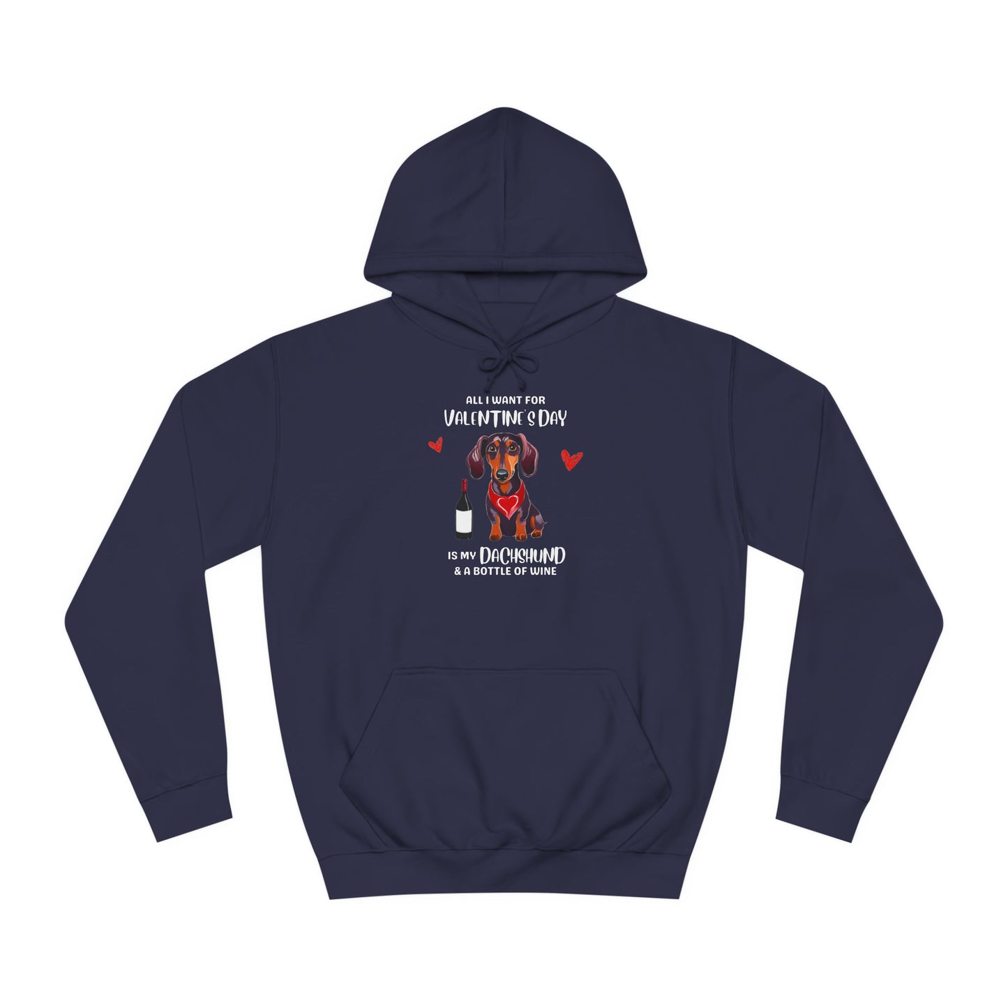 Valentine's Day Bliss - Dachshund Hoodie - Real Rad Boutique