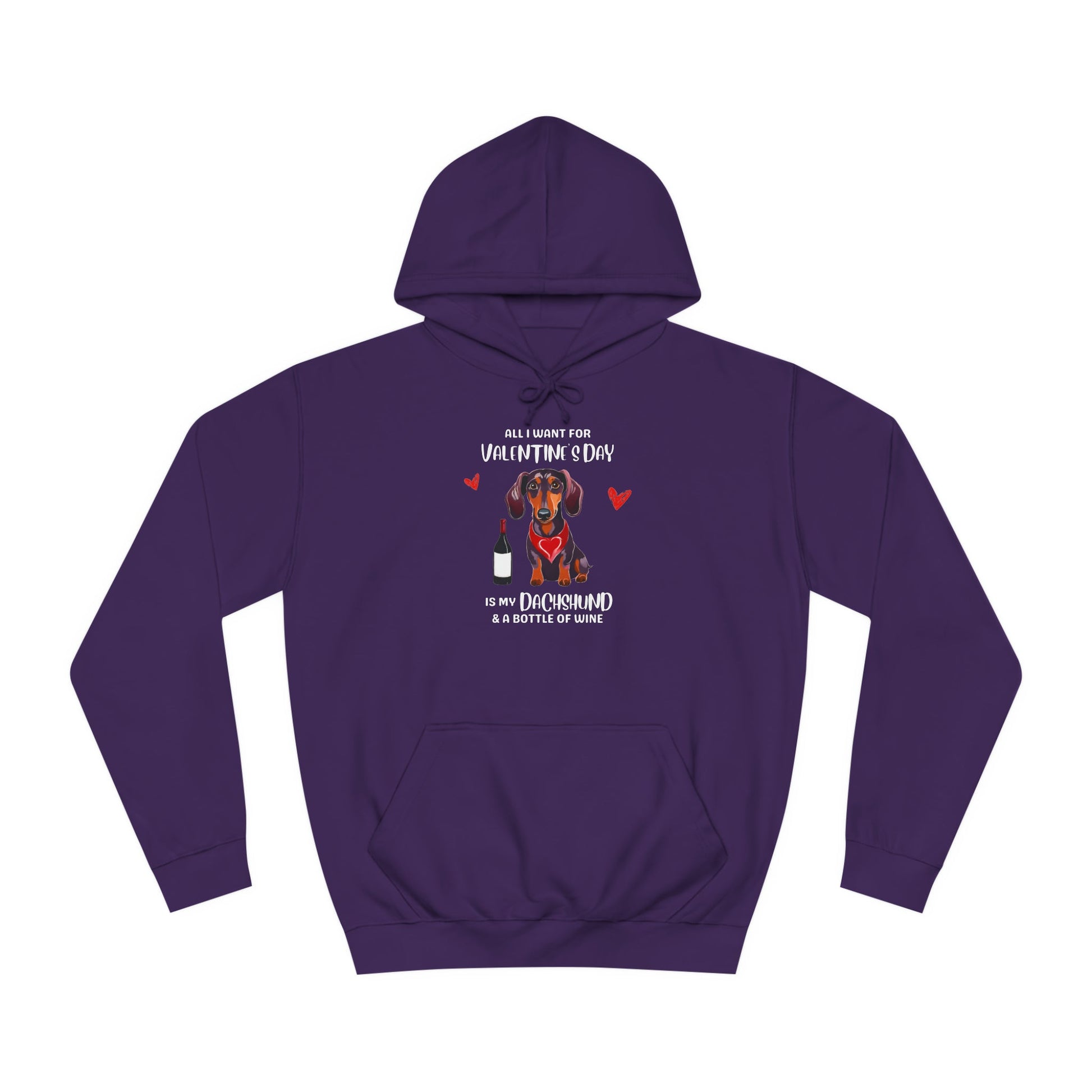 Valentine's Day Bliss - Dachshund Hoodie - Real Rad Boutique