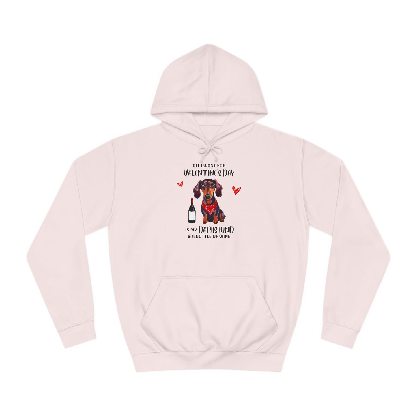 Valentine's Day Bliss - Dachshund Hoodie - Real Rad Boutique