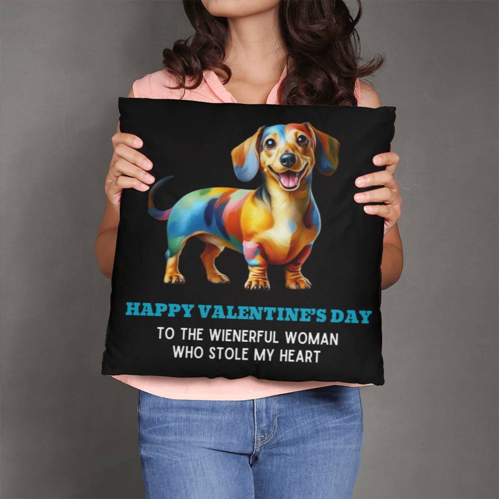 Valentine's Love Wrapped - Dachshund Pillow - Real Rad Boutique