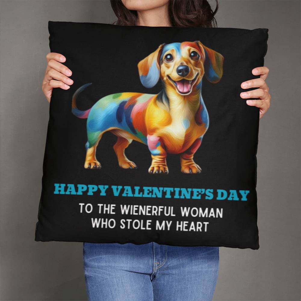 Valentine's Love Wrapped - Dachshund Pillow - Real Rad Boutique