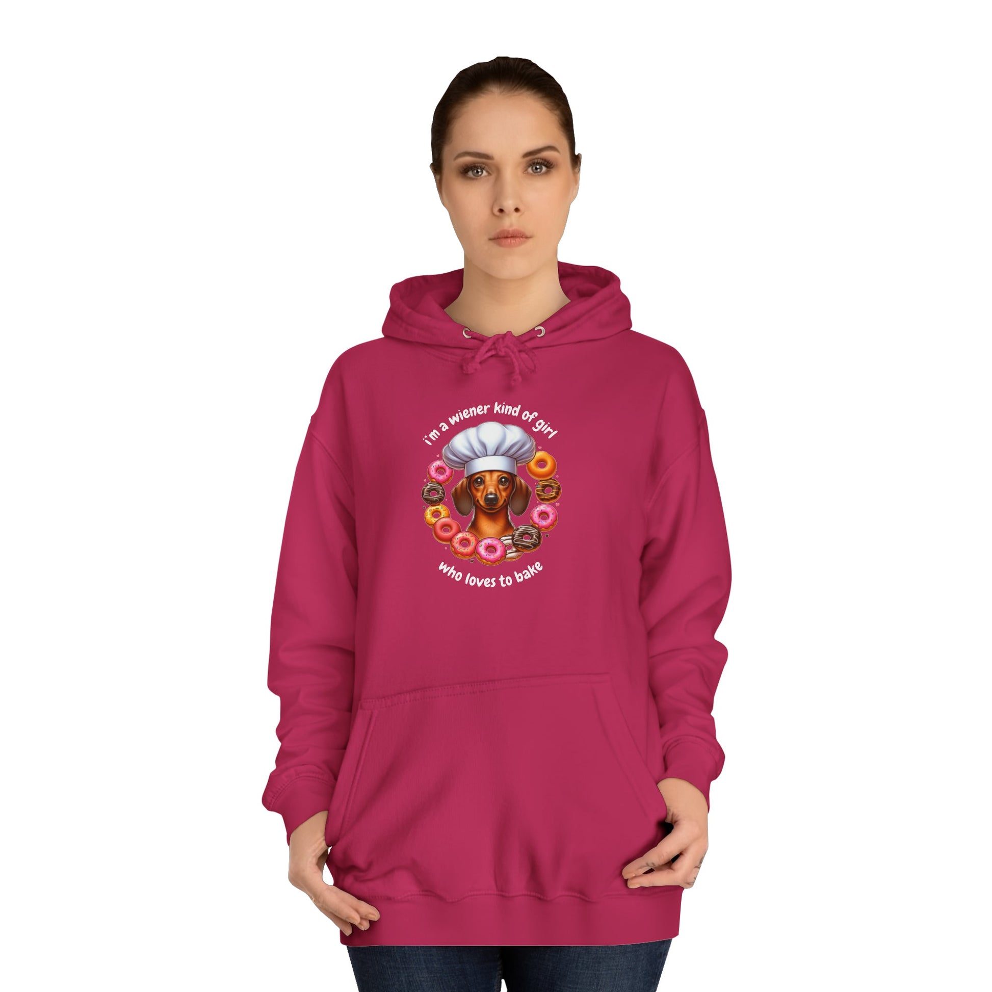 Wiener Baker Vibes - Dachshund Hoodie - Real Rad Boutique