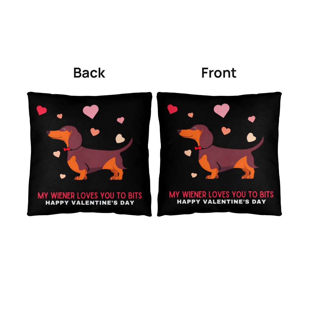 Wiener Love Explosion - Dachshund Pillow - Real Rad Boutique