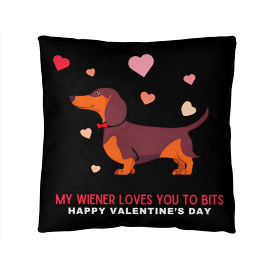 Wiener Love Explosion - Dachshund Pillow - Real Rad Boutique