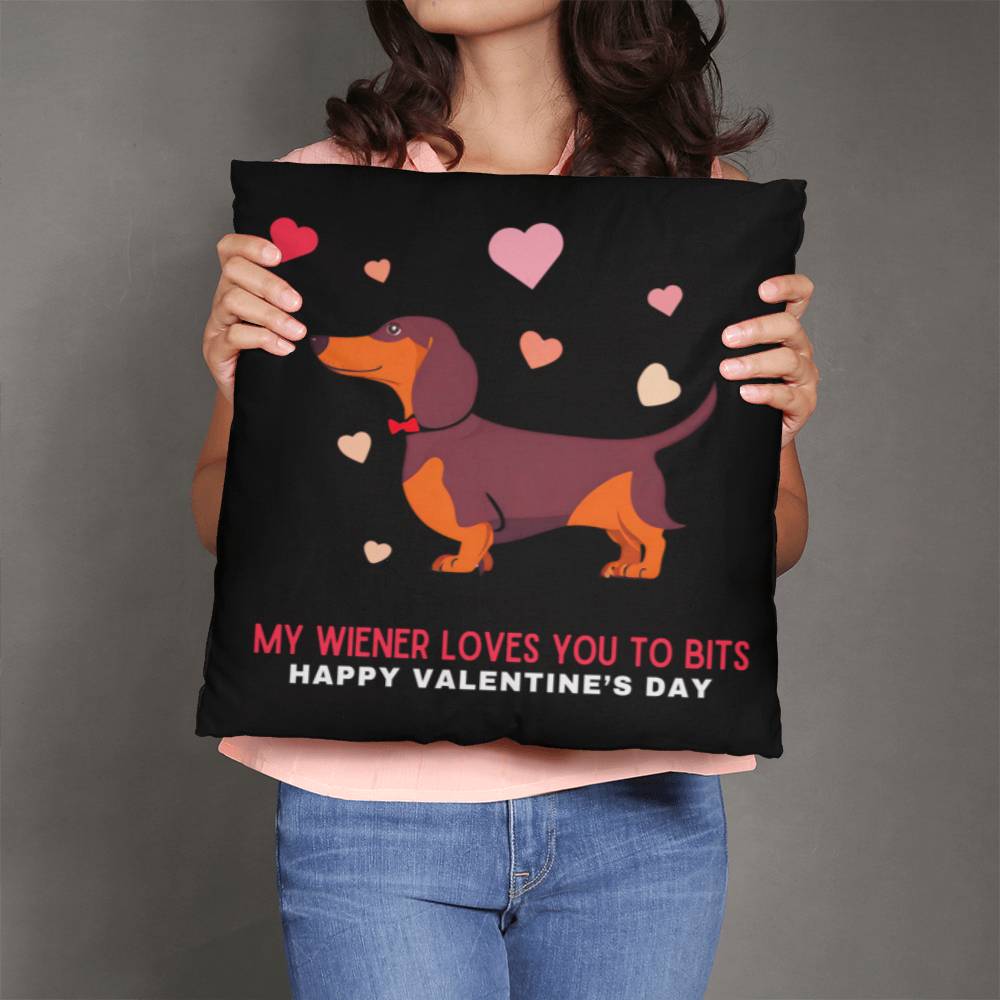 Wiener Love Explosion - Dachshund Pillow - Real Rad Boutique