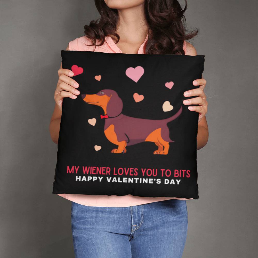 Wiener Love Explosion - Dachshund Pillow - Real Rad Boutique