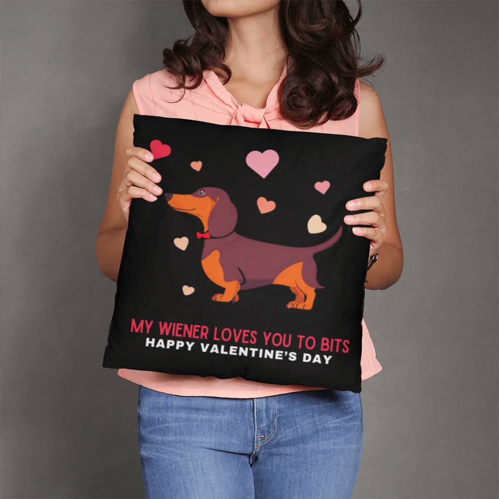 Wiener Love Explosion - Dachshund Pillow - Real Rad Boutique