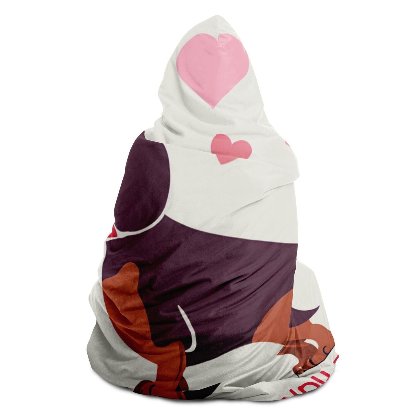 Wiener Love in Every Stitch - Hooded Blanket - Real Rad Boutique