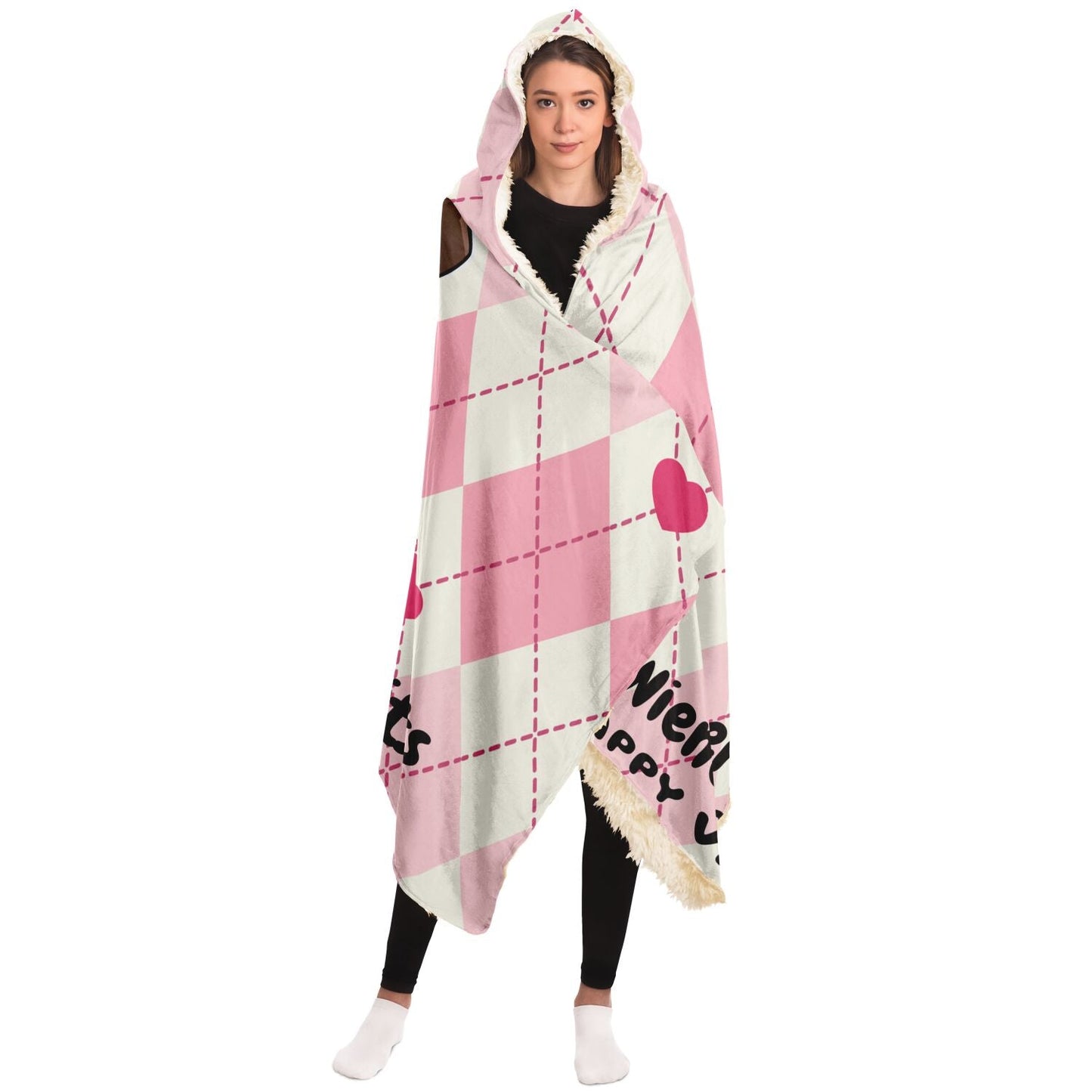 Wiener Love This Valentine's Day - Hooded Blanket - Real Rad Boutique