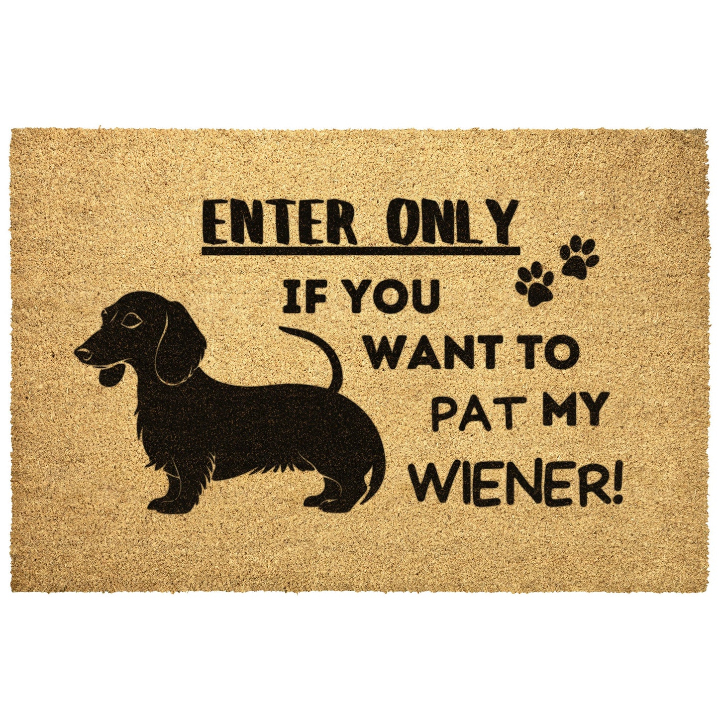 Wiener Lover's Haven - Dachshund Outdoor Mat - Real Rad Boutique