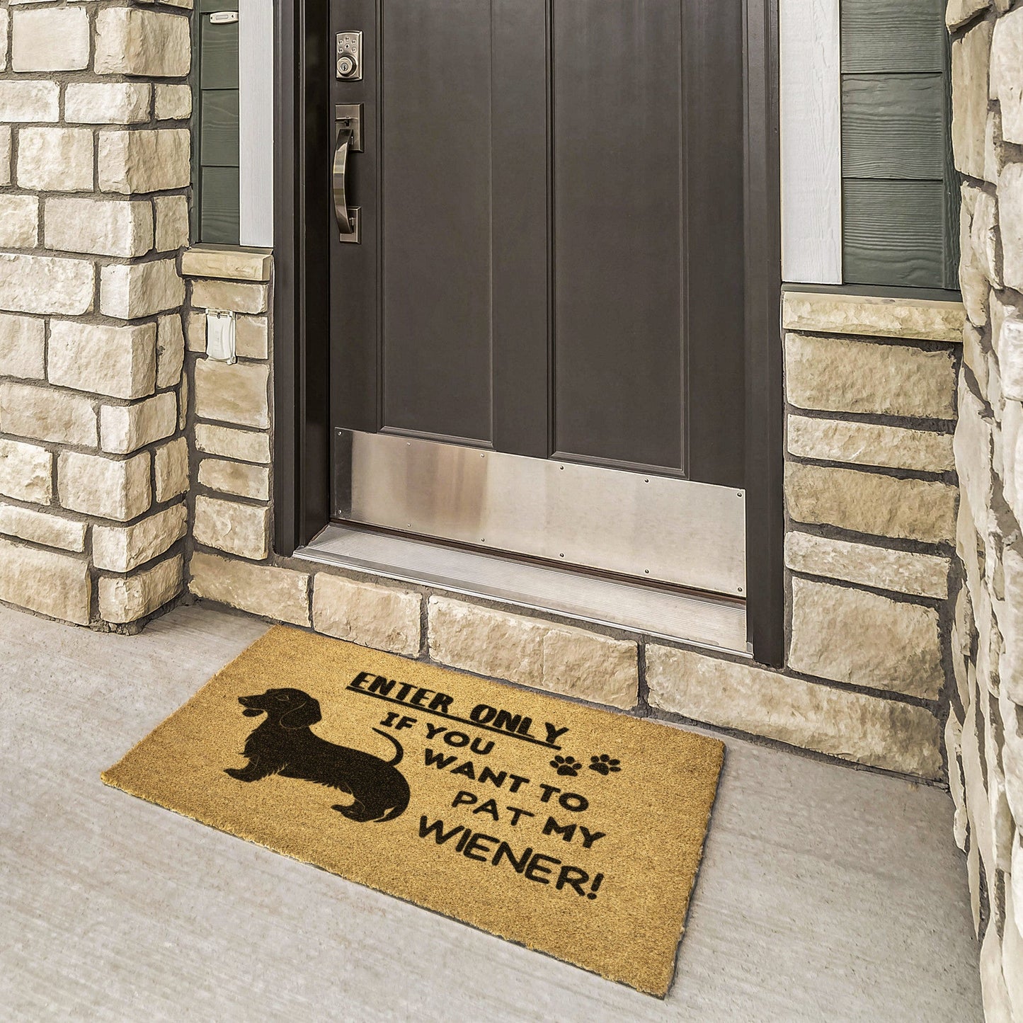 Wiener Lover's Haven - Dachshund Outdoor Mat - Real Rad Boutique