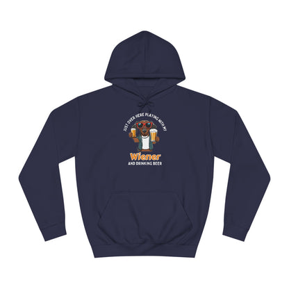 Wiener Playtime and Beer Bliss - Dachshund Hoodie - Real Rad Boutique