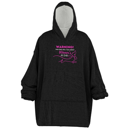 Wiener Talk - Dachshund Snug Hoodie - Real Rad Boutique