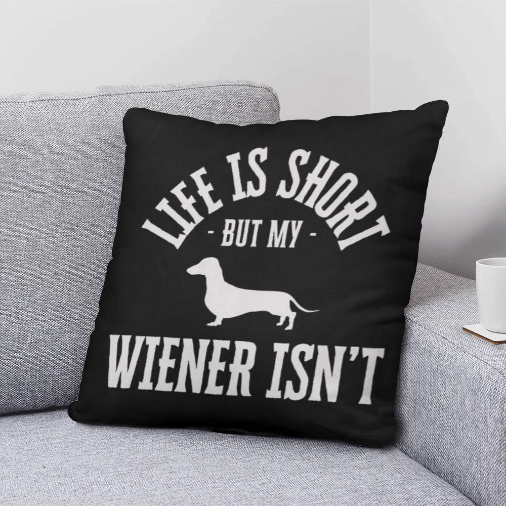 Wiener Wisdom - Dachshund Pillow - Real Rad Boutique