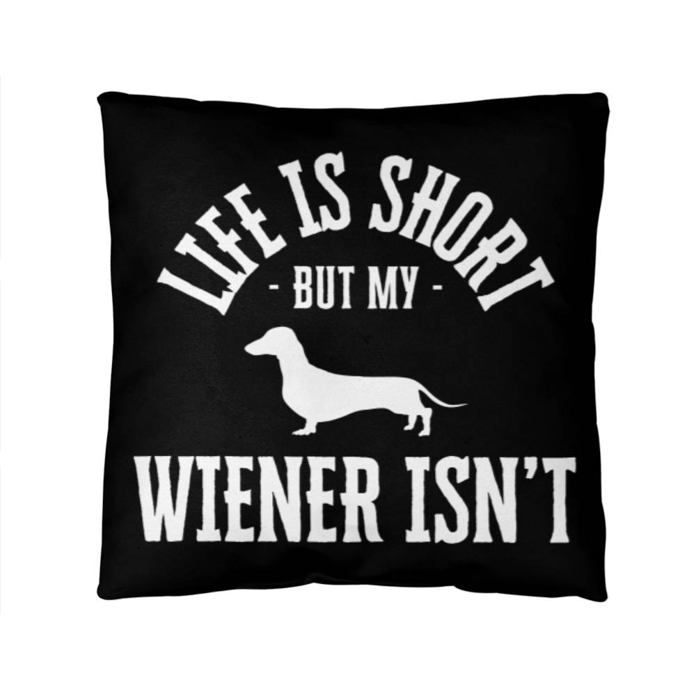 Wiener Wisdom - Dachshund Pillow - Real Rad Boutique