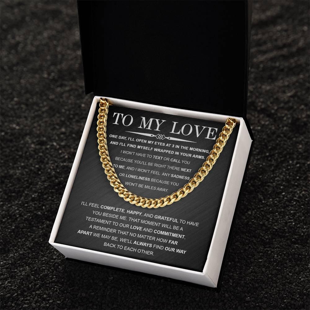 'Wrapped In Your Arms' Cuban Link Chain - Real Rad Boutique