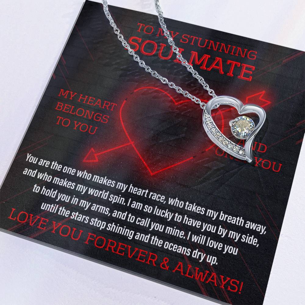 You Make My Heart Race - Forever Love Necklace - Real Rad Boutique