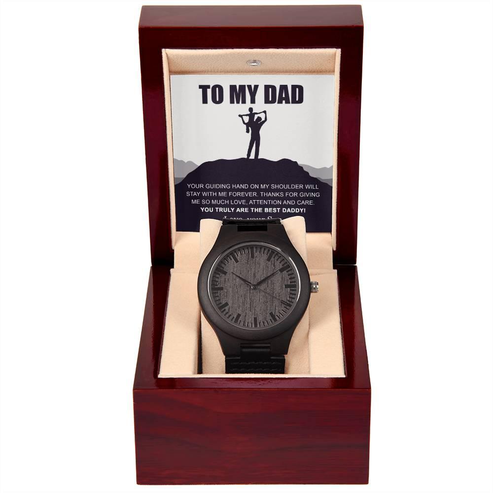 'Your Guiding Hand' Wooden Watch - Real Rad Boutique