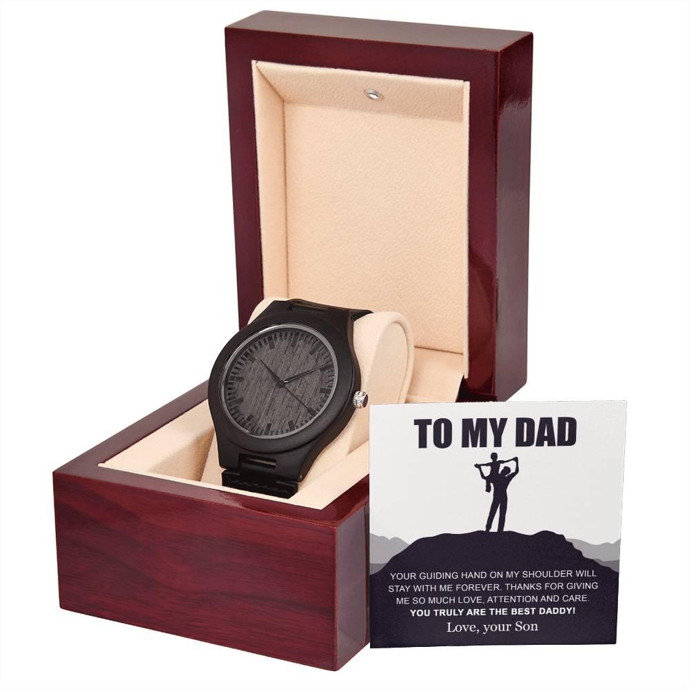 'Your Guiding Hand' Wooden Watch - Real Rad Boutique